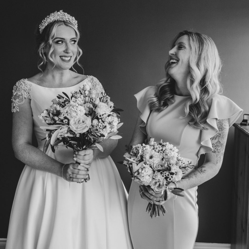 Bride & Bridesmaid